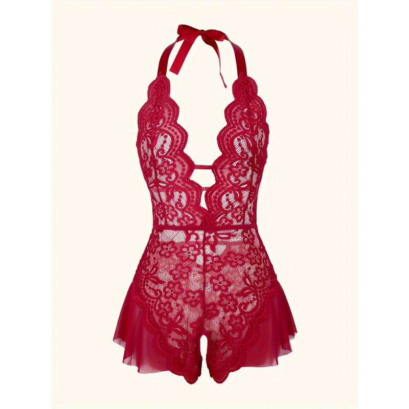Teddy de Renda Charmoso com De - Lace Teddy Lingerie avaliação e preço