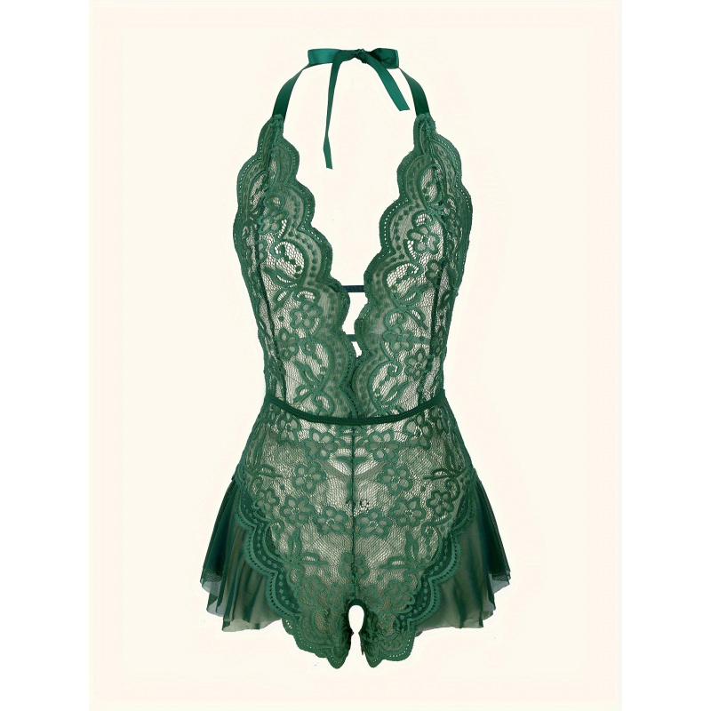 Teddy de Renda Charmoso com De - Lace Teddy Lingerie avaliação e preço