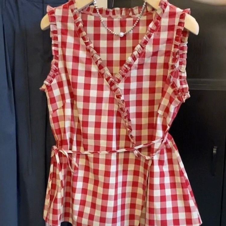 Colete Feminino Retrô Xadrez V - Corset Waist Cinch avaliação e preço