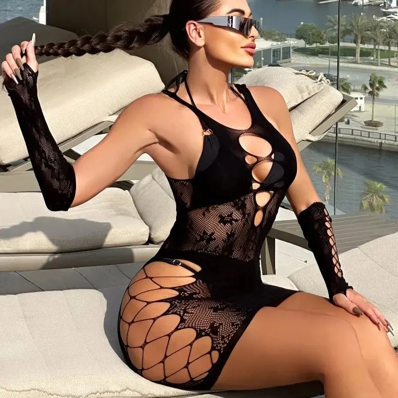 Simplejewel mulheres fishnet b - Bodystocking Fishnet avaliação e preço