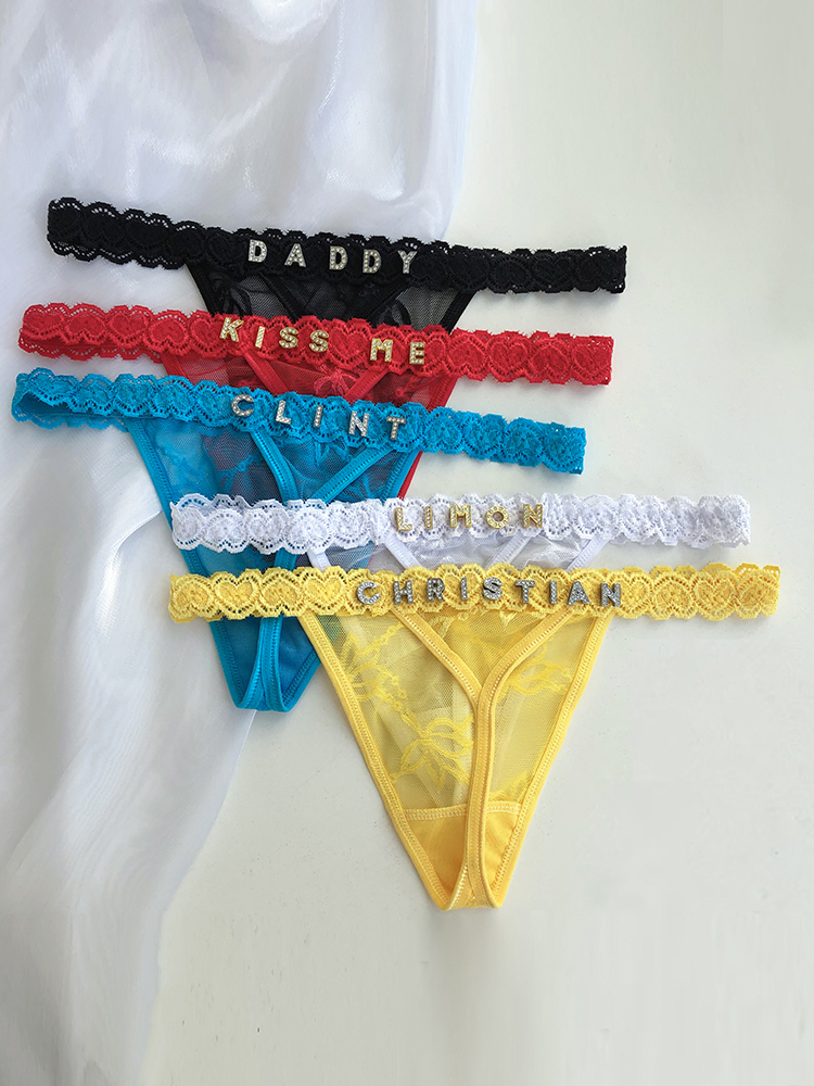 Calcinha tanga personalizada c - Thong Bikini Women avaliação e preço