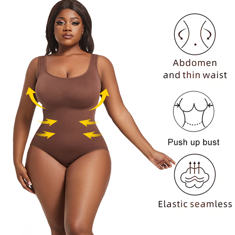 Mulheres plus size compressão  - Shapewear Bodysuit Firm avaliação e preço