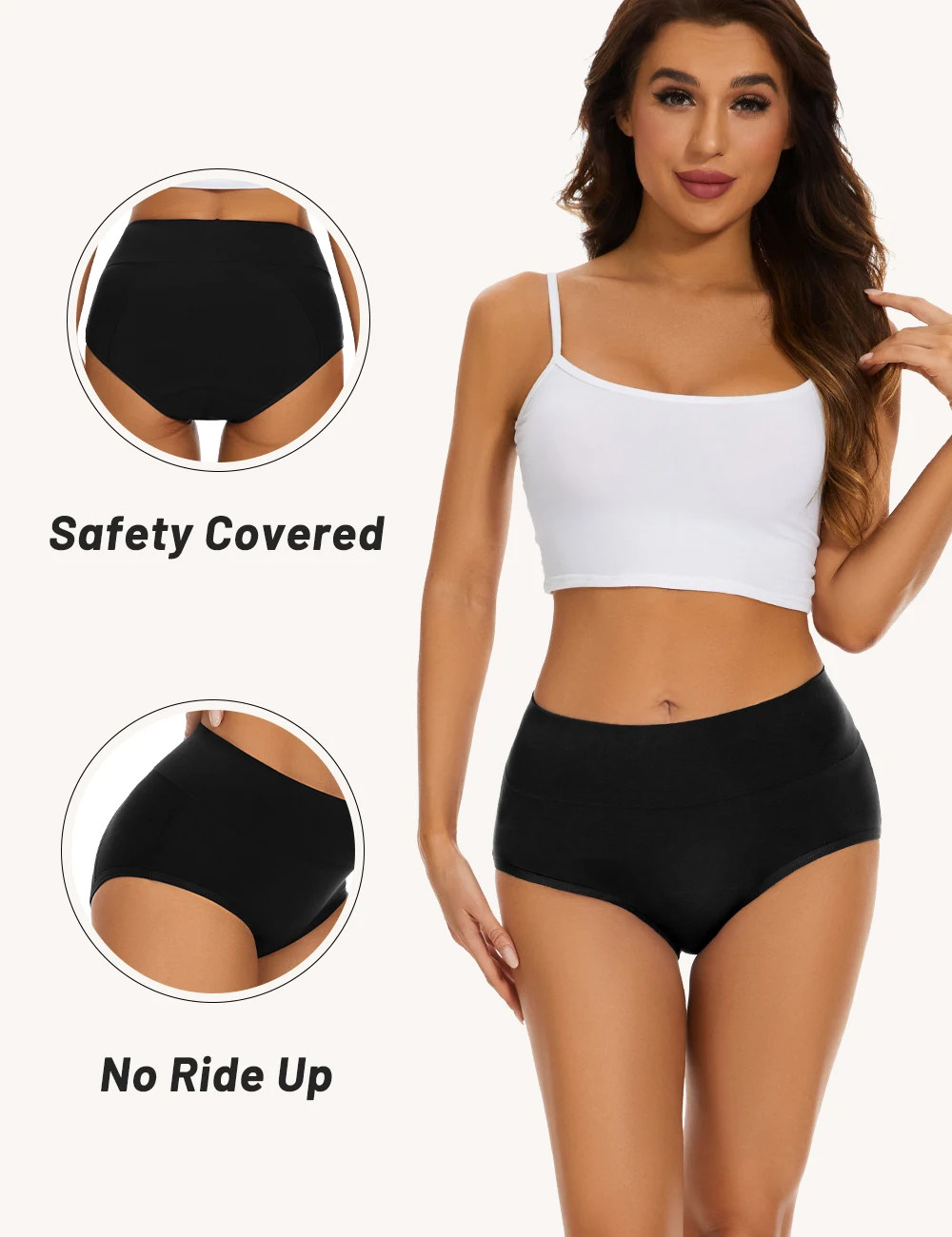 3 pçs/lote calcinha menstrual  - Period Panty Absorbent avaliação e preço