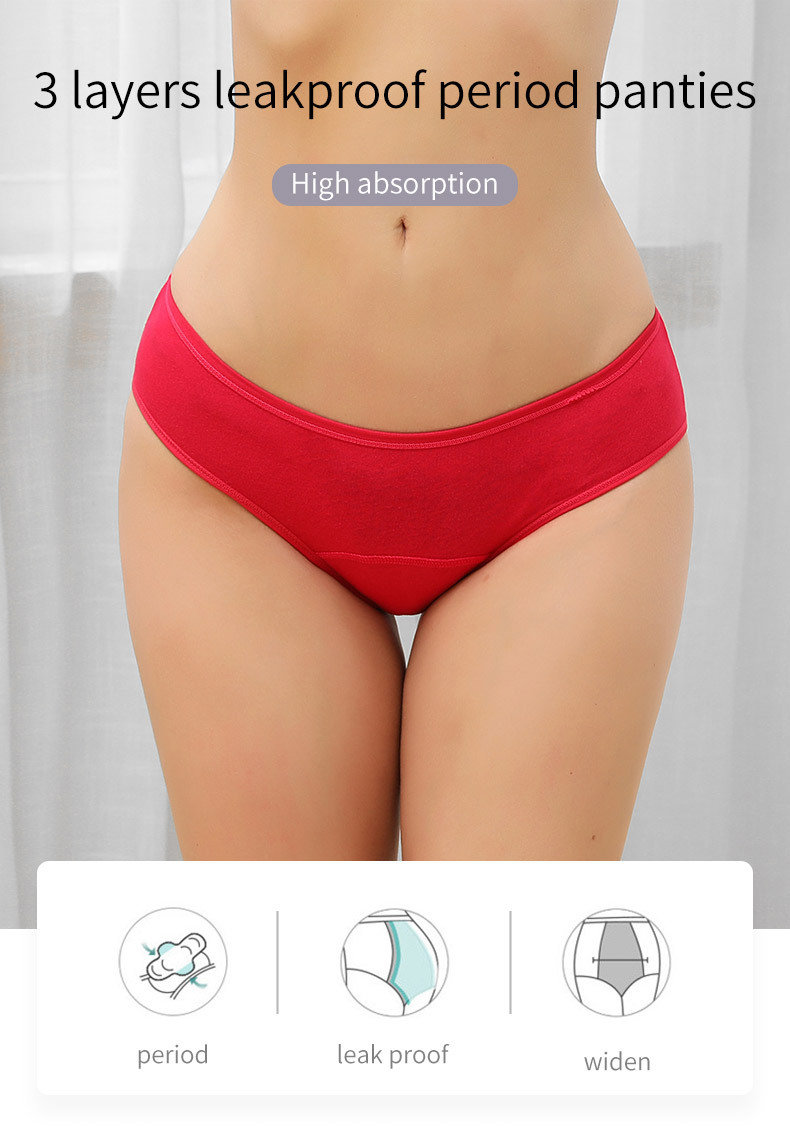 Venda quente Mid-Rise sem cost - Period Panty Absorbent avaliação e preço