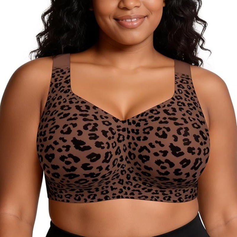 Sutiãs Leopard Jelly sem aro,  - Push Up Bra Padded avaliação e preço