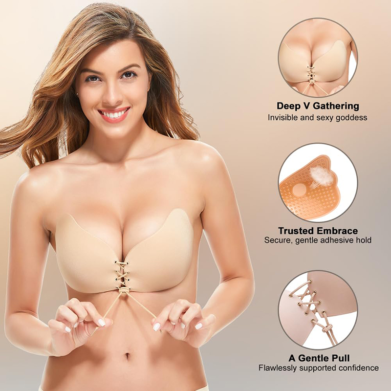 1/2 pares feminino verão sem c - Strapless Bra Backless avaliação e preço