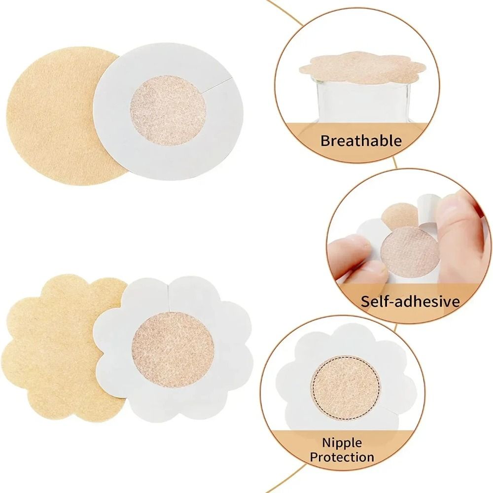 Non-woven mamilo capa adesivos - Silicone Bra Adhesive avaliação e preço