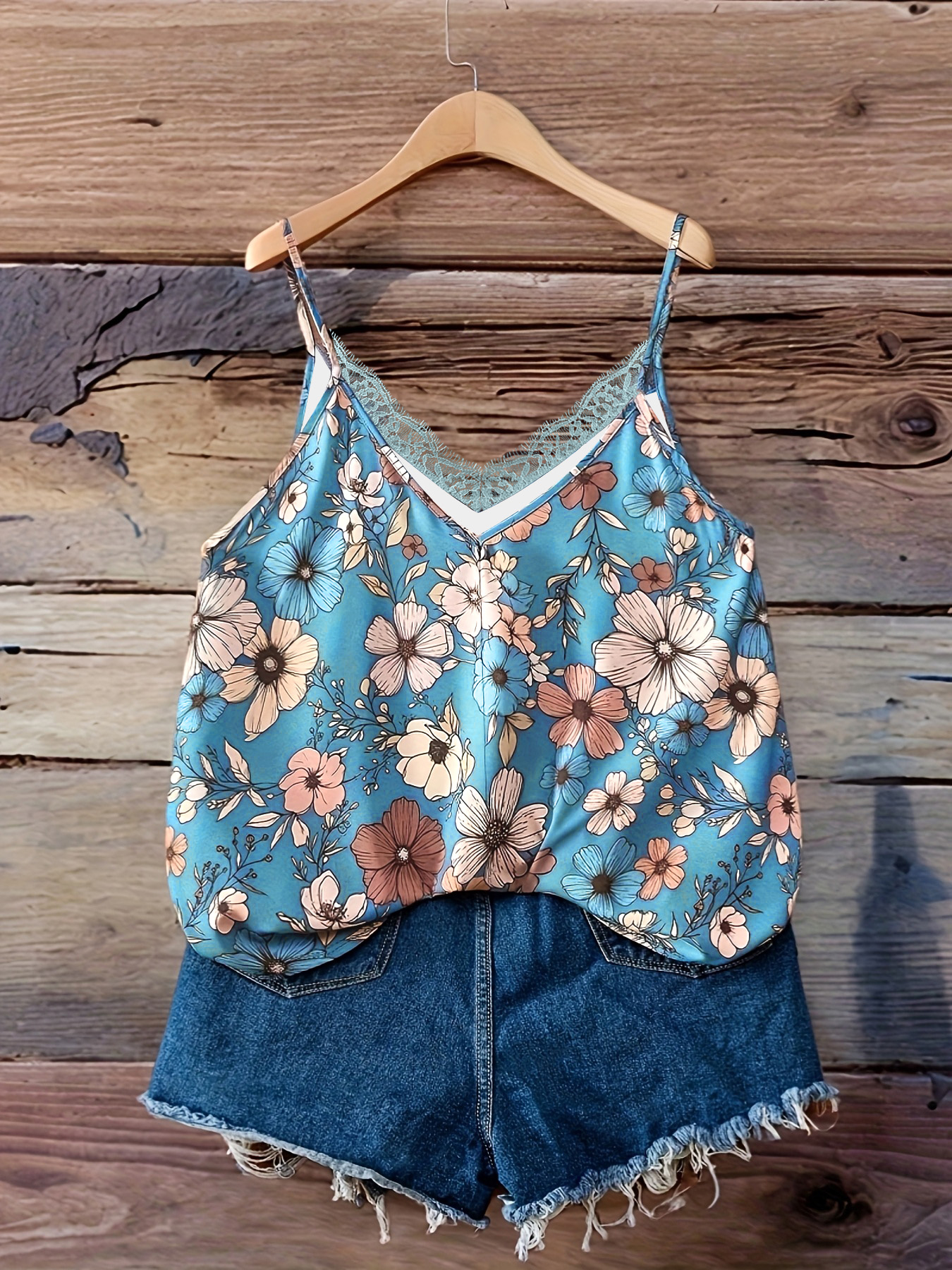 Moda de verão, novo modelo plu - Cami Top Lace avaliação e preço