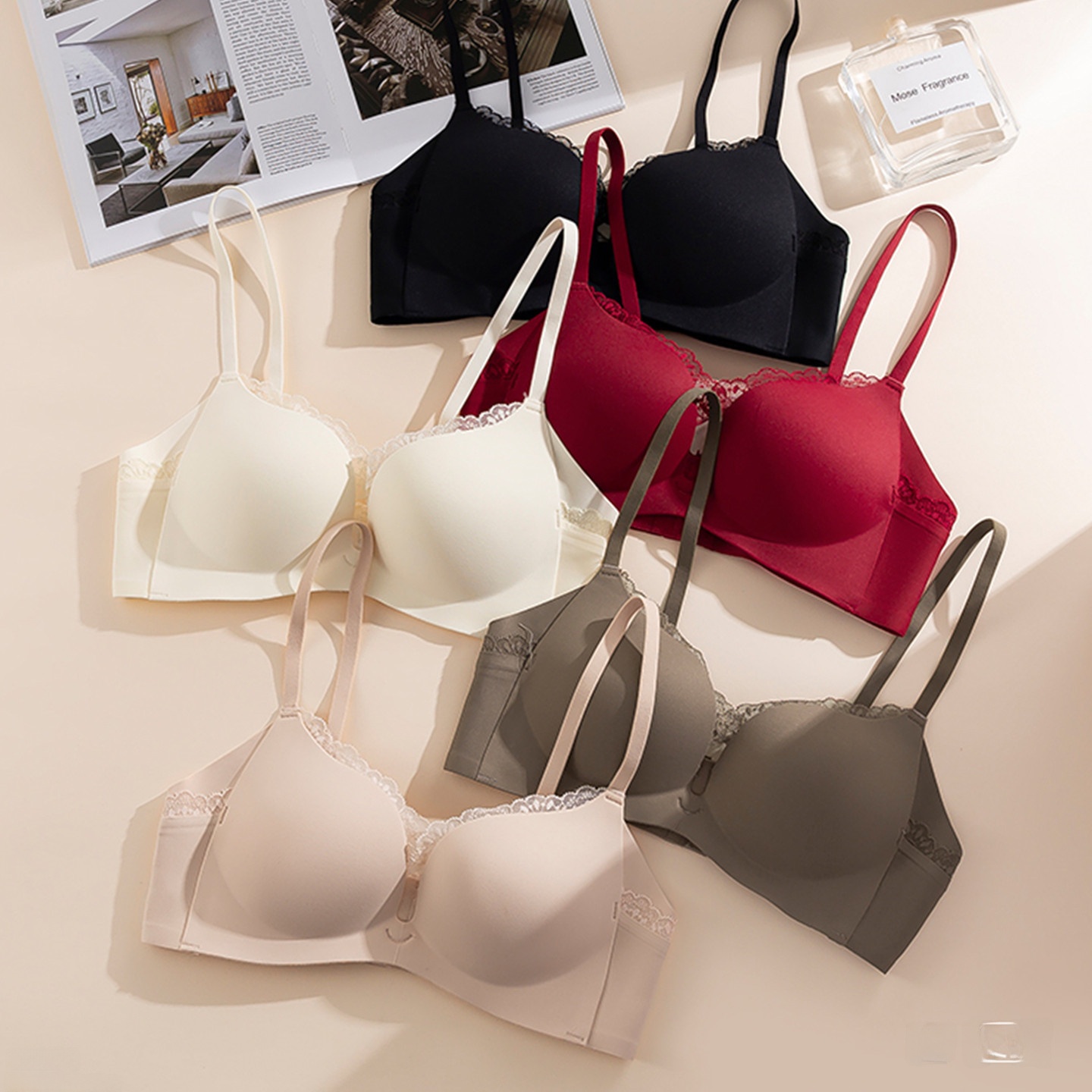 Conjunto de Sutiã Feminino KUC - Seamless Underwear Women avaliação e preço