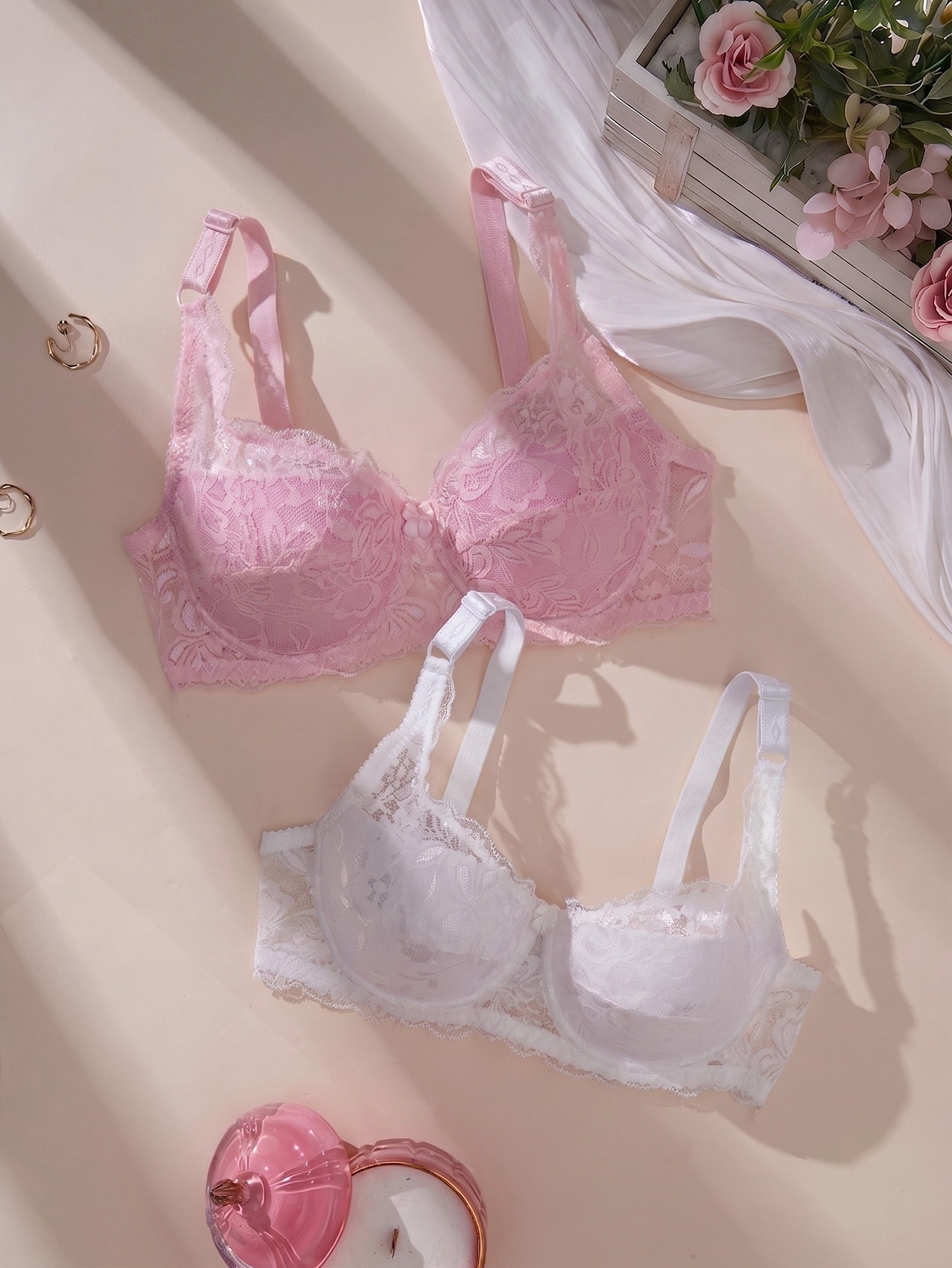 Conjunto de 2 Sutiãs Sexy Femi - Push Up Bra Padded avaliação e preço