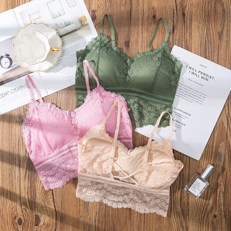 3D Sexy lace Lingerie Seamless - Strapless Bra Backless avaliação e preço