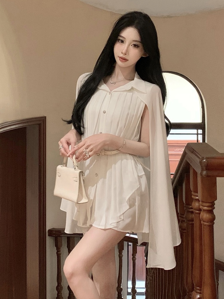 Camisa Elegante Branca com Gol - Corset Waist Cinch avaliação e preço