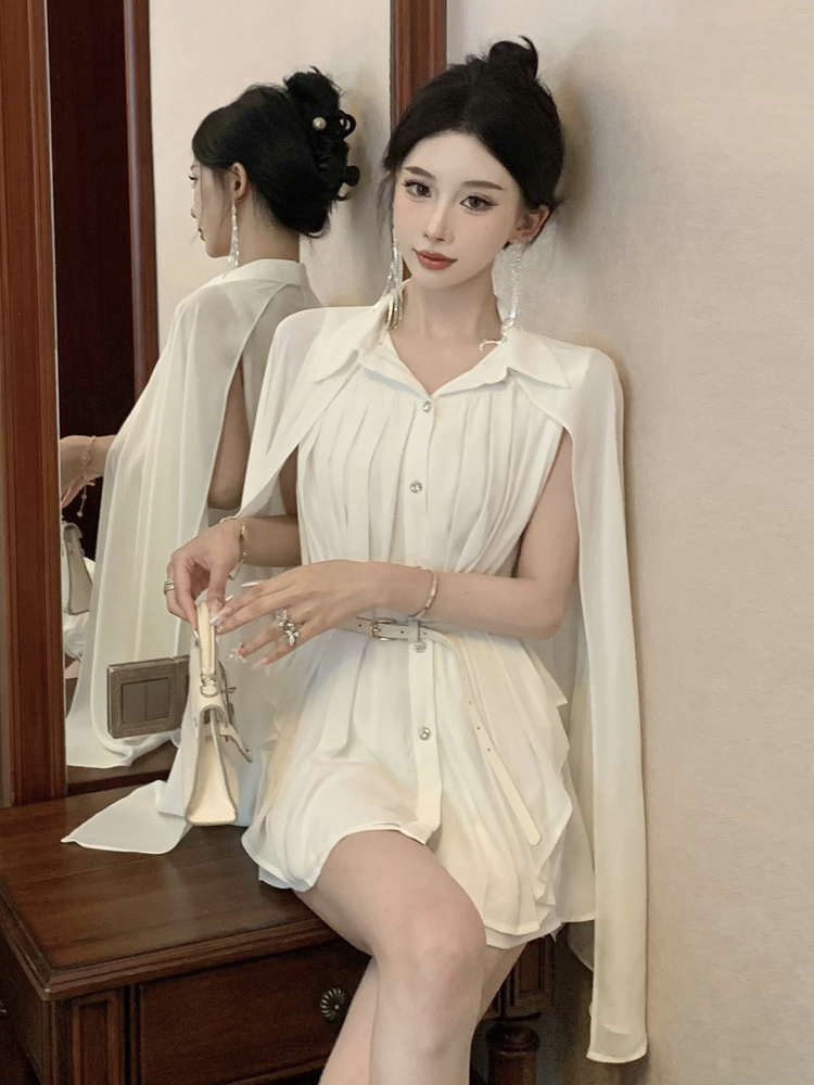 Camisa Elegante Branca com Gol - Corset Waist Cinch avaliação e preço
