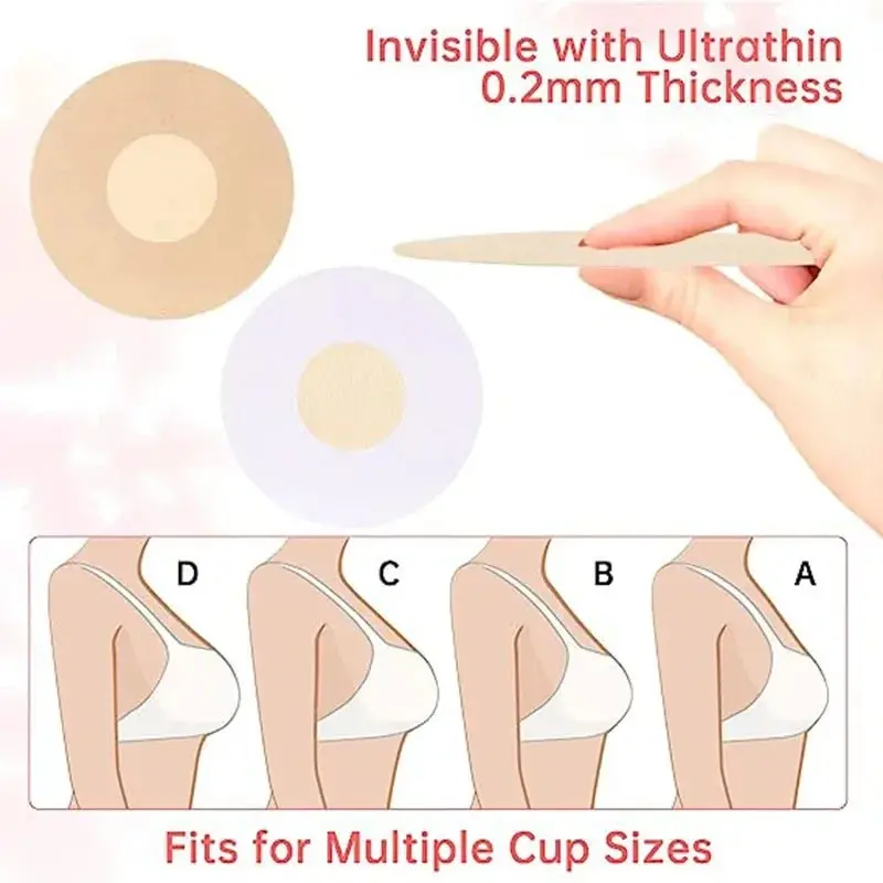 100 pçs adesivo de mamilo desc - Nipple Cover Pasties avaliação e preço