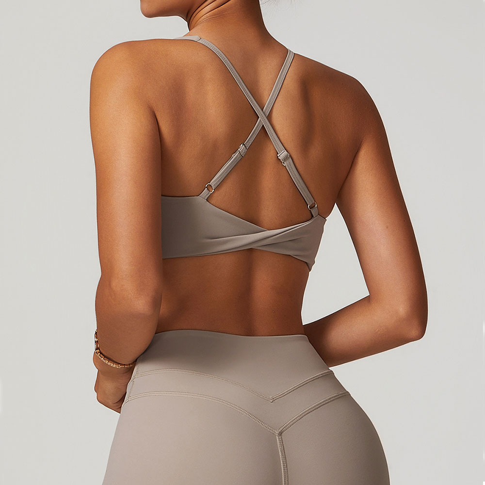JUREN-sutiã esportivo para mul - Push Up Bra Padded avaliação e preço