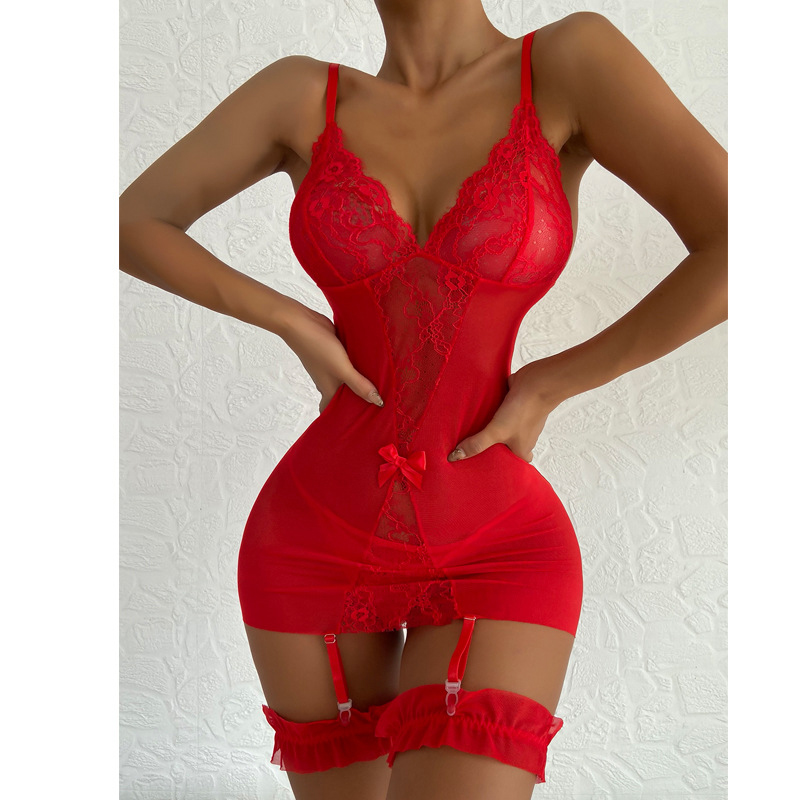 Transparente com decote em v c - Babydoll Chemise Night avaliação e preço