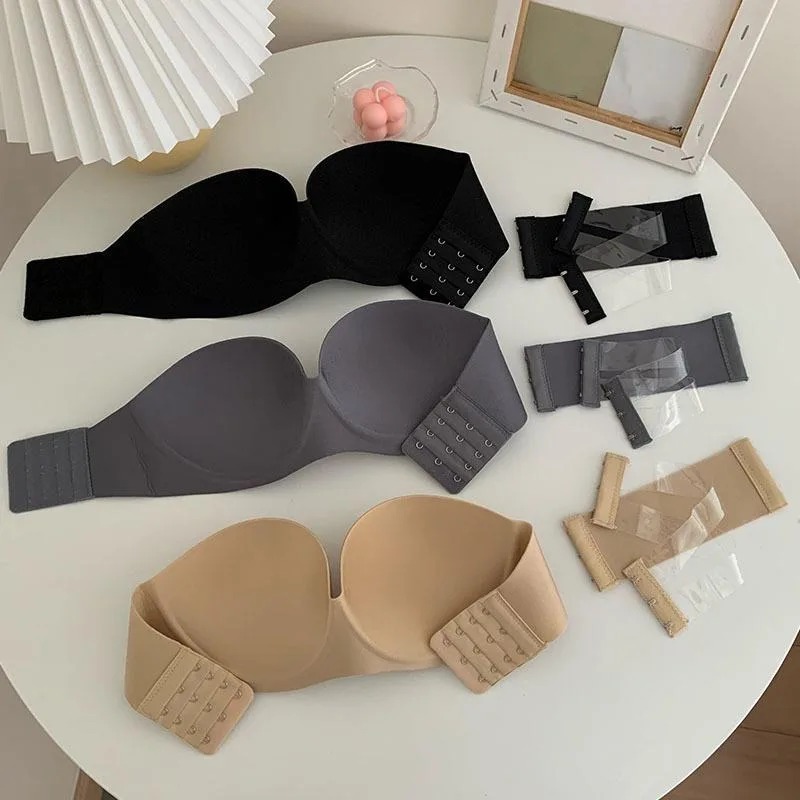 Sutiã feminino sexy sem alças, - Strapless Bra Backless avaliação e preço