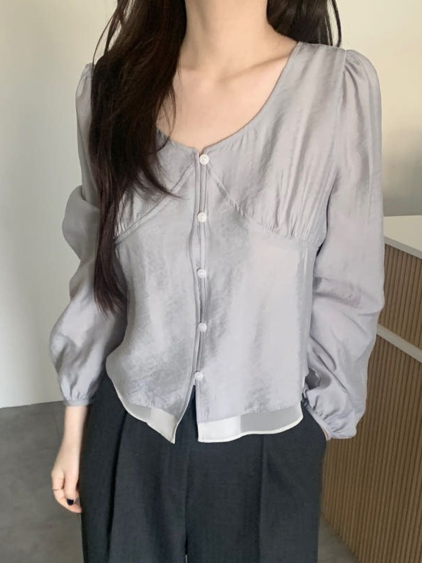 Camisa Feminina Elegante com M - Corset Waist Cinch avaliação e preço