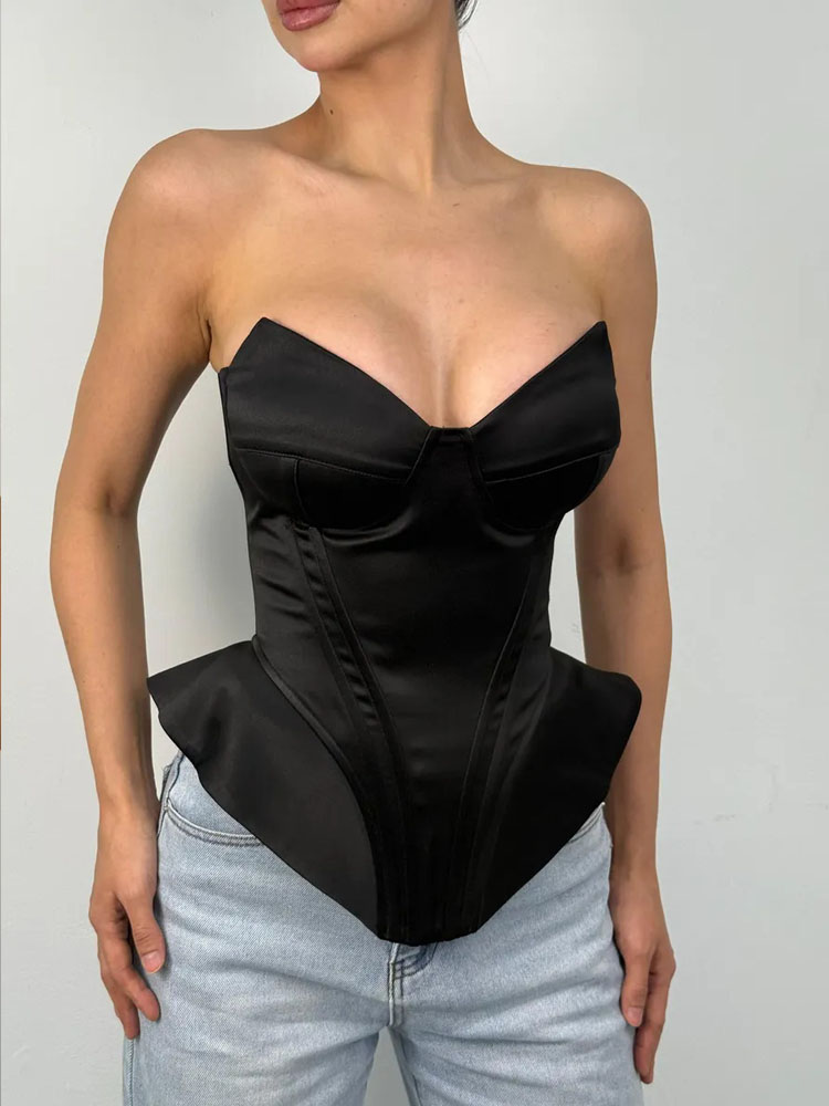 Top Corset Tomara que Caia BKQ - Corset Waist Cinch avaliação e preço