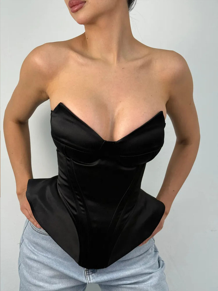 Top Corset Tomara que Caia BKQ - Corset Waist Cinch avaliação e preço