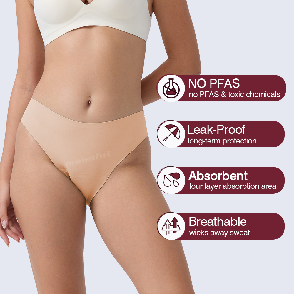 Calcinha menstrual feminina à  - Period Panty Absorbent avaliação e preço