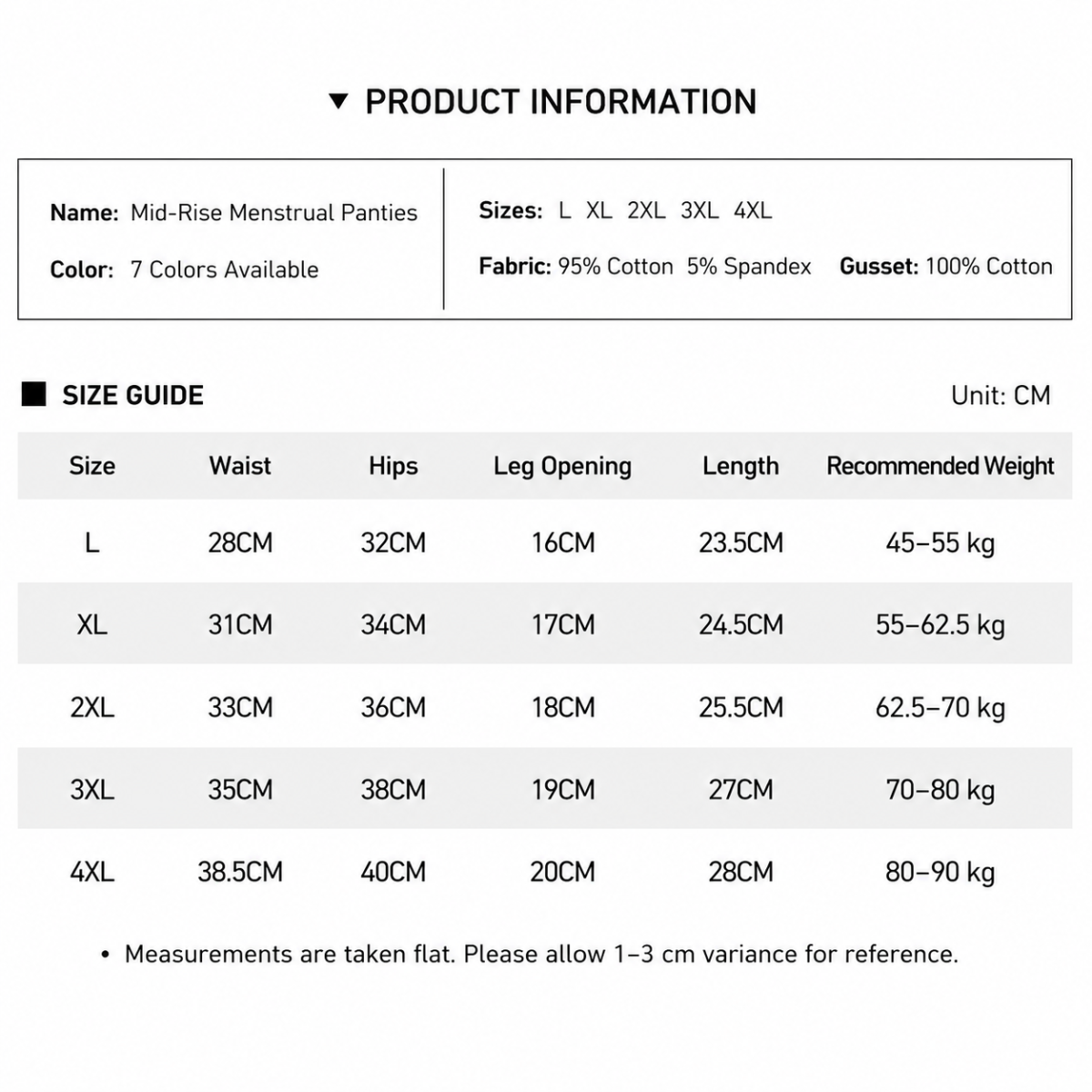 Calcinha menstrual feminina de - Seamless Underwear Women avaliação e preço